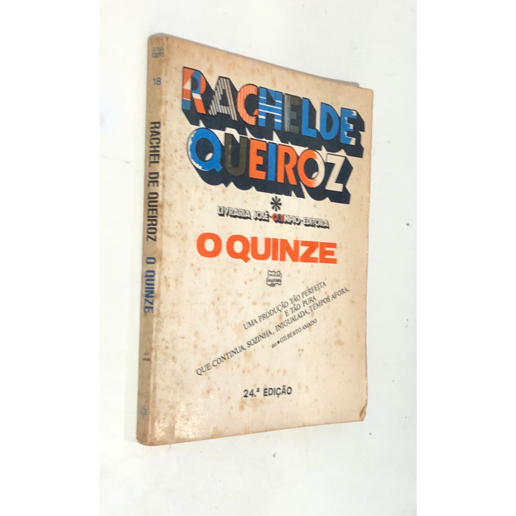 Livro O Quinze - Rachel De Queiroz | Shopee Brasil