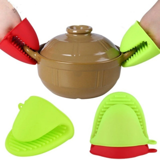 Par de Luva Proteção Silicone Térmica Pegar Panelas Cozinha Forno