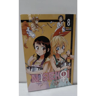 Mangá Nisekoi Vol. 8 Naoshi Komi - Produto Panini em português Novo e Lacrado!