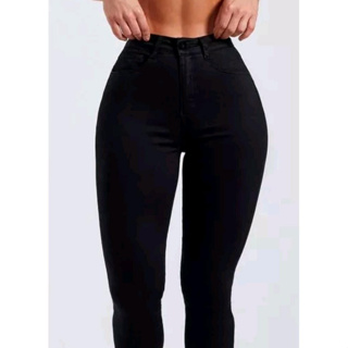 Calça Preta Premium Skinny Feminina Cintura alta com Lycra