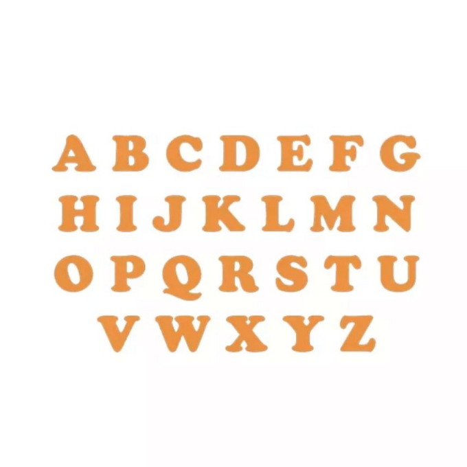 Kit Letras Alfabeto Com - 104 Letras ( 4 Alfabetos) Letrinhas Mdf ...