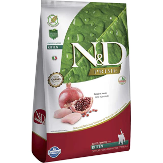 Ração N&D Prime Gatos Filhotes Frango e Romã 400g