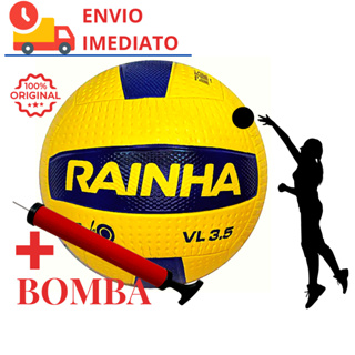 Bola de Volei 3.5 Rainha Original Amarela Praia Quadra Jogar Voleibol