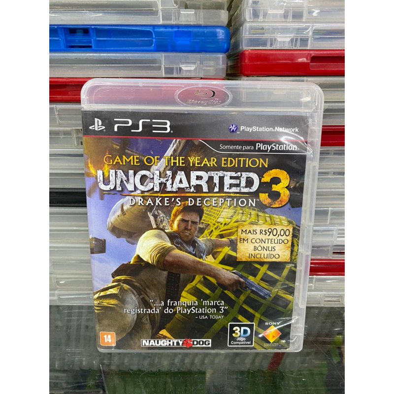 Uncharted 3 - PS 3 Mídia Física