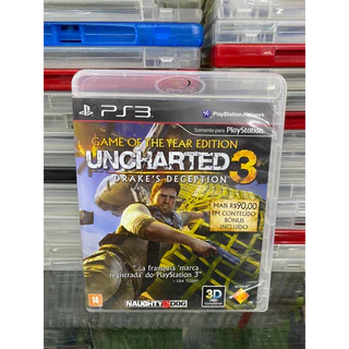 Uncharted 3 - PS 3 Mídia Física