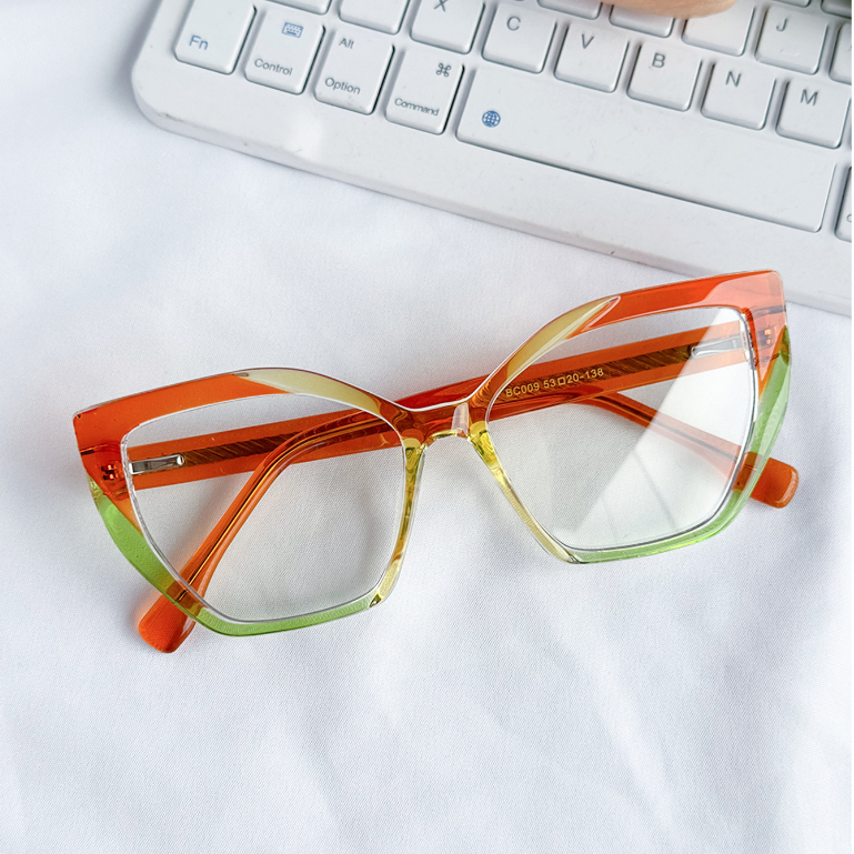 Armação Para Óculos de Grau Feminino PE de acetato/BC009