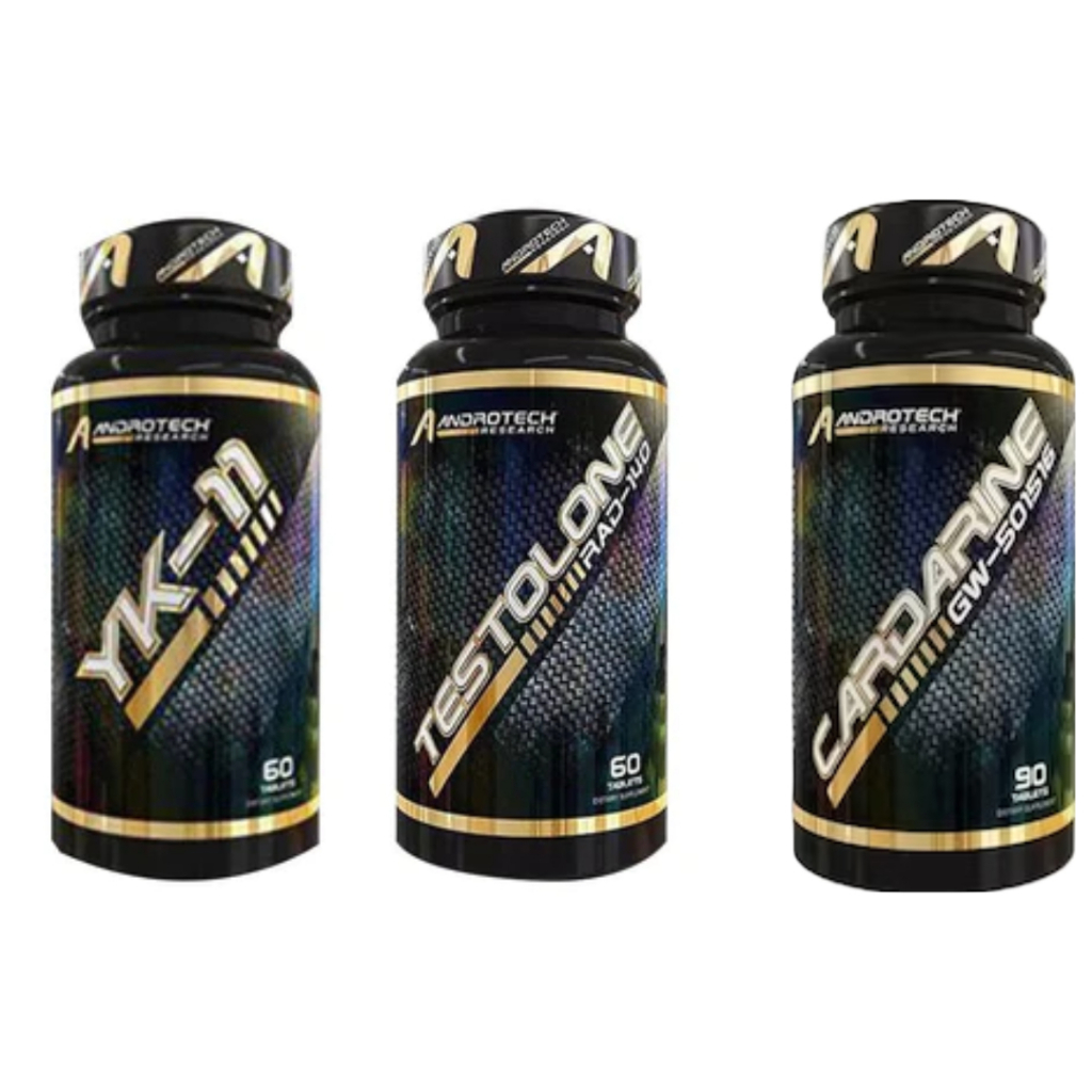 KIT SUPLEMENTO SARMS YK-11 + TESTOLONE + CARDARINE - ANDROTECH RESEARCH ...