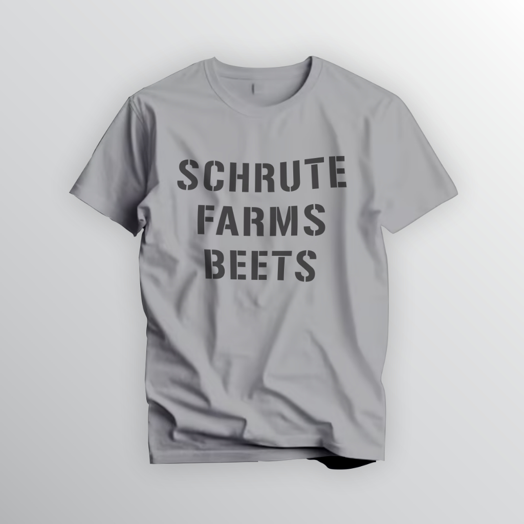 Camiseta Vintage Dwight Schrute Farms Beets The Office B12 Shopee Brasil