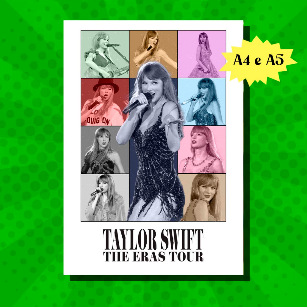 TAYLOR SWIFT THE ERAS TOUR アート Quadro The Eras Tour - Taylor Swift | Art Gaby Fernandes