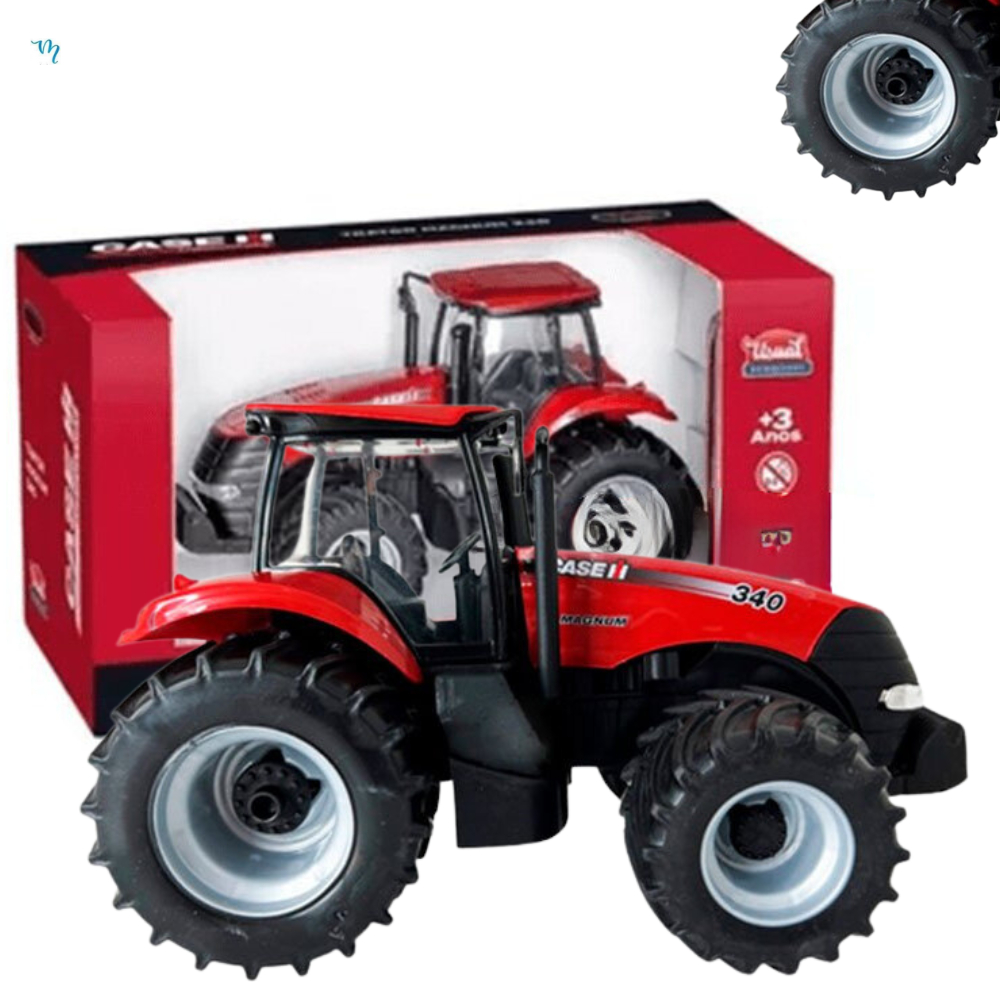 Trator Magnum Case Agriculture Usual Brinquedos - 400