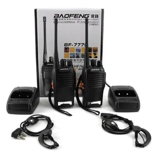 TOP ASIA 2 Radio Comunicador Baofeng Walkie Talkie 16 Canais Bf-777s