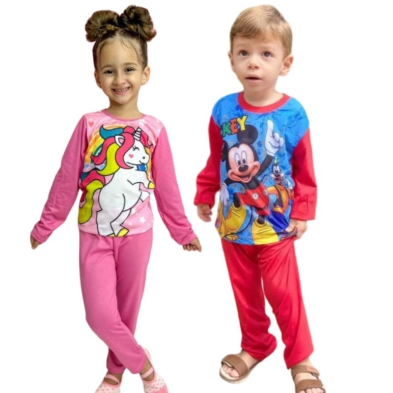 Pijama Inverno Infantil Subway Surfers PJMLDVMJogos COD-0725-PJML-INFANTIL