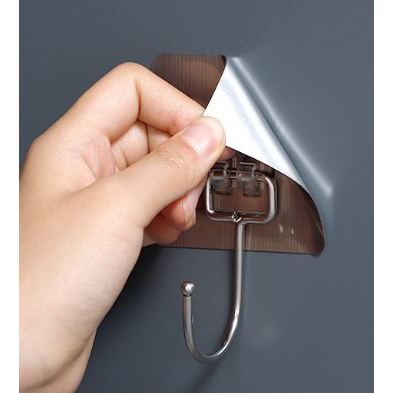 Imagem do produto KIT 5 Gancho Adesivo Suporta 10 KG Parede Multifuncional Autocolante Casa Cozinha Quarto Banheiro Organizado 1 Peça 2