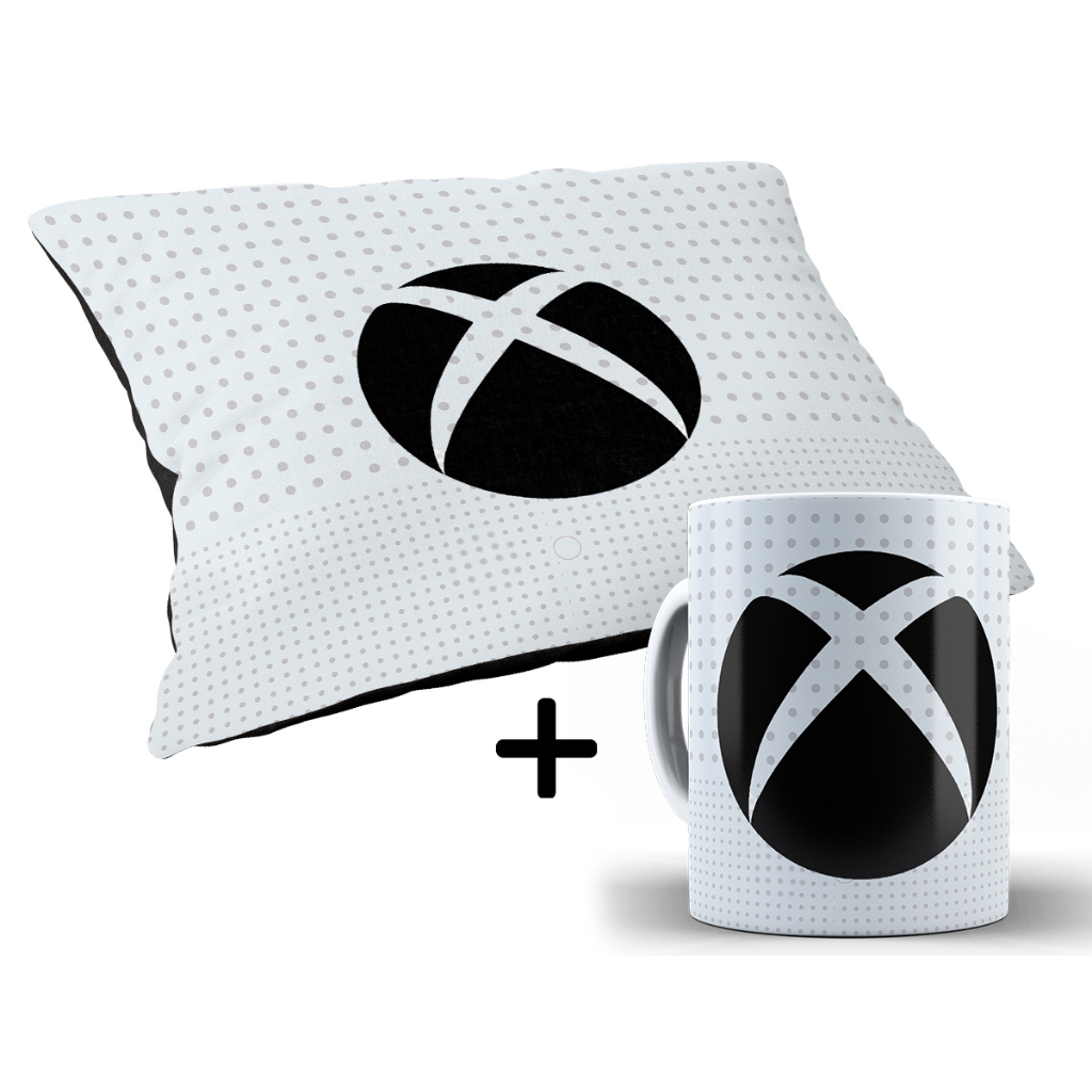 Kit Presente Caneca Xbox 325ml + Almofada Decorativa