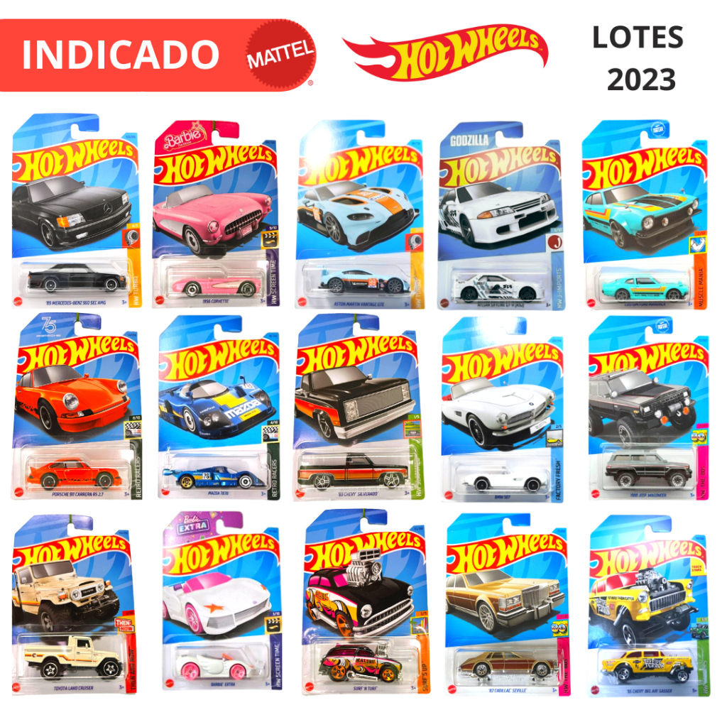 Carrinhos Hot Wheels Sortidos Valor Unitario Mattel - Carrinho de