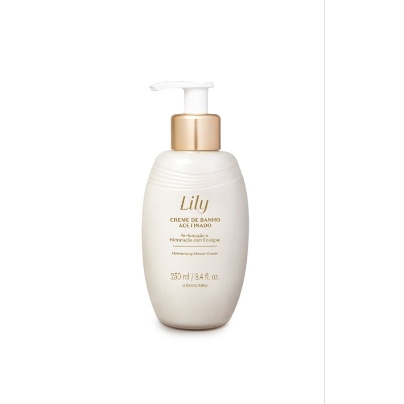 Creme De Banho Acetinado Lily 250ml Shopee Brasil