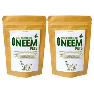 Kit 2 Neem Pets Meu Preferido 100% Natural Suplemento