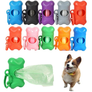 Porta Saquinho Higiênico Para Animais + 2 Refil Rolo Pet Cachorro Gato Passeio Viagem