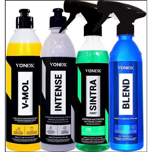 KIT VONIXX SINTRA FAST 500ML + INTENSE 500ML + V-MOL 500ML + BLEND SPRAY 500ML