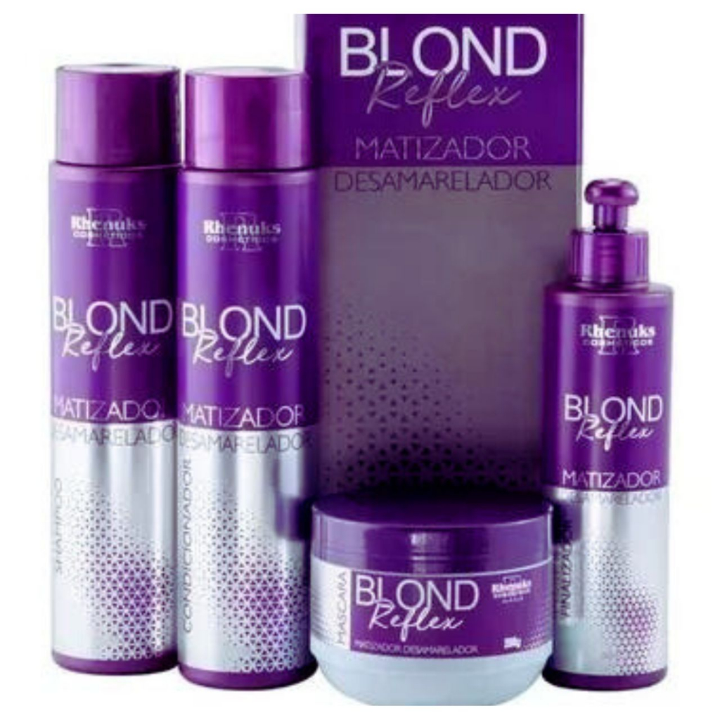 Shampoo Roxo Matizador Tratamento Blond Hidratação Cabelo Loiro Uso ...