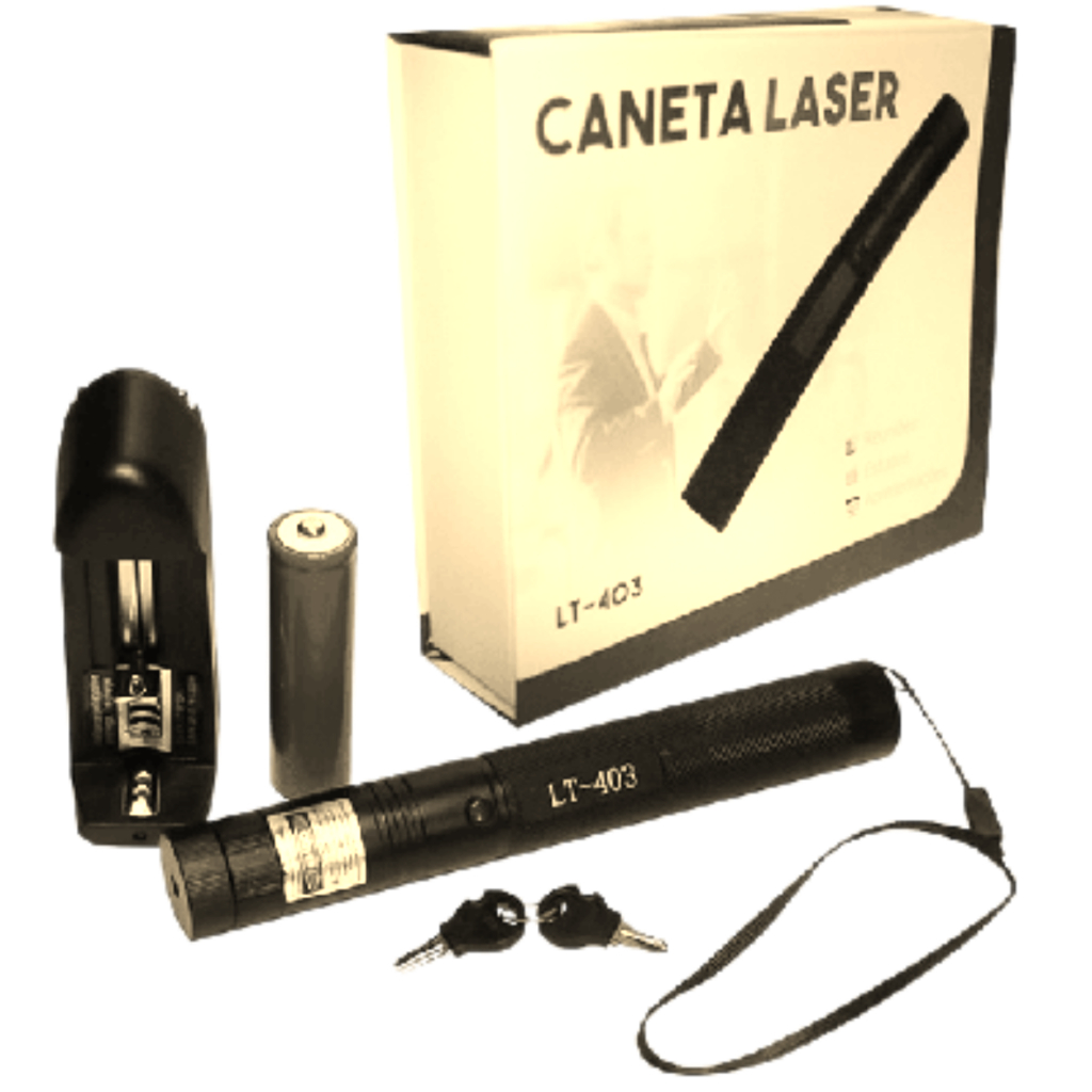 Caneta Laser Pinter Ultra Forte Verde Longo Alcance Pointer Super ...