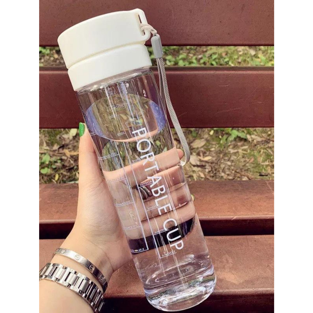 Garrafa Grande Capacidade de Plástico com Alça E Tampa com Filtro