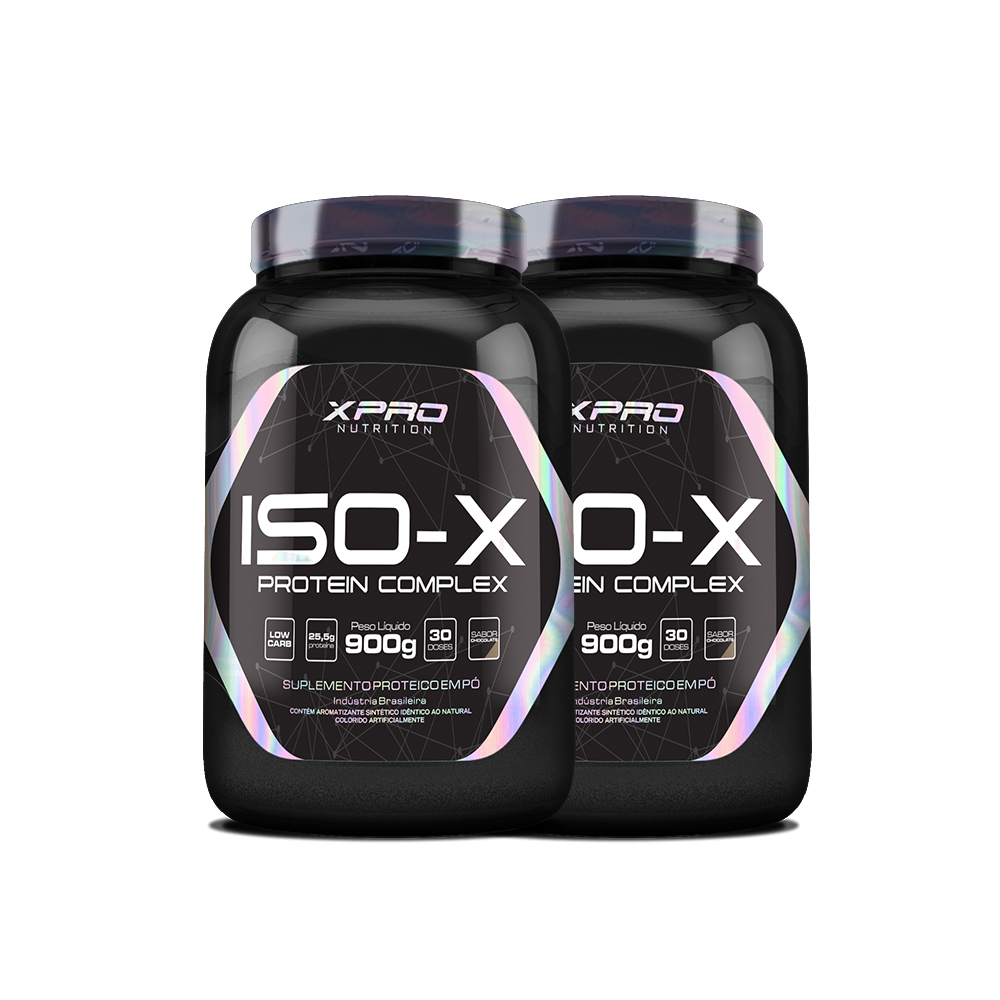 Kit 2x Whey Protein Iso – X Complex 900g – XPRO Nutrition