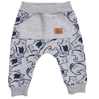 Calça Bebê Moletom Estampada com Bolso 6617-C2