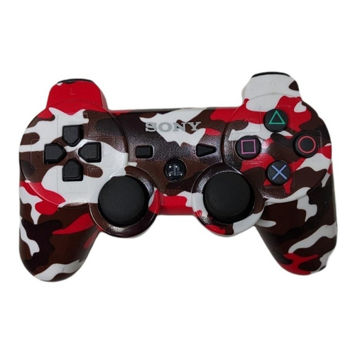 Controle Ps3 Sem Fio Dualshock 3 Cinza verde vermelho