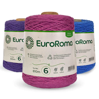 BARBANTE COLORIDO N.6 600G EUROROMA