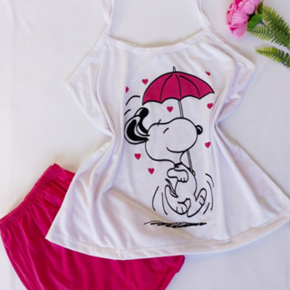 Kit com 2 Baby Doll Conjunto Short Doll Pijama Adulto Feminino Roupa De Dormir