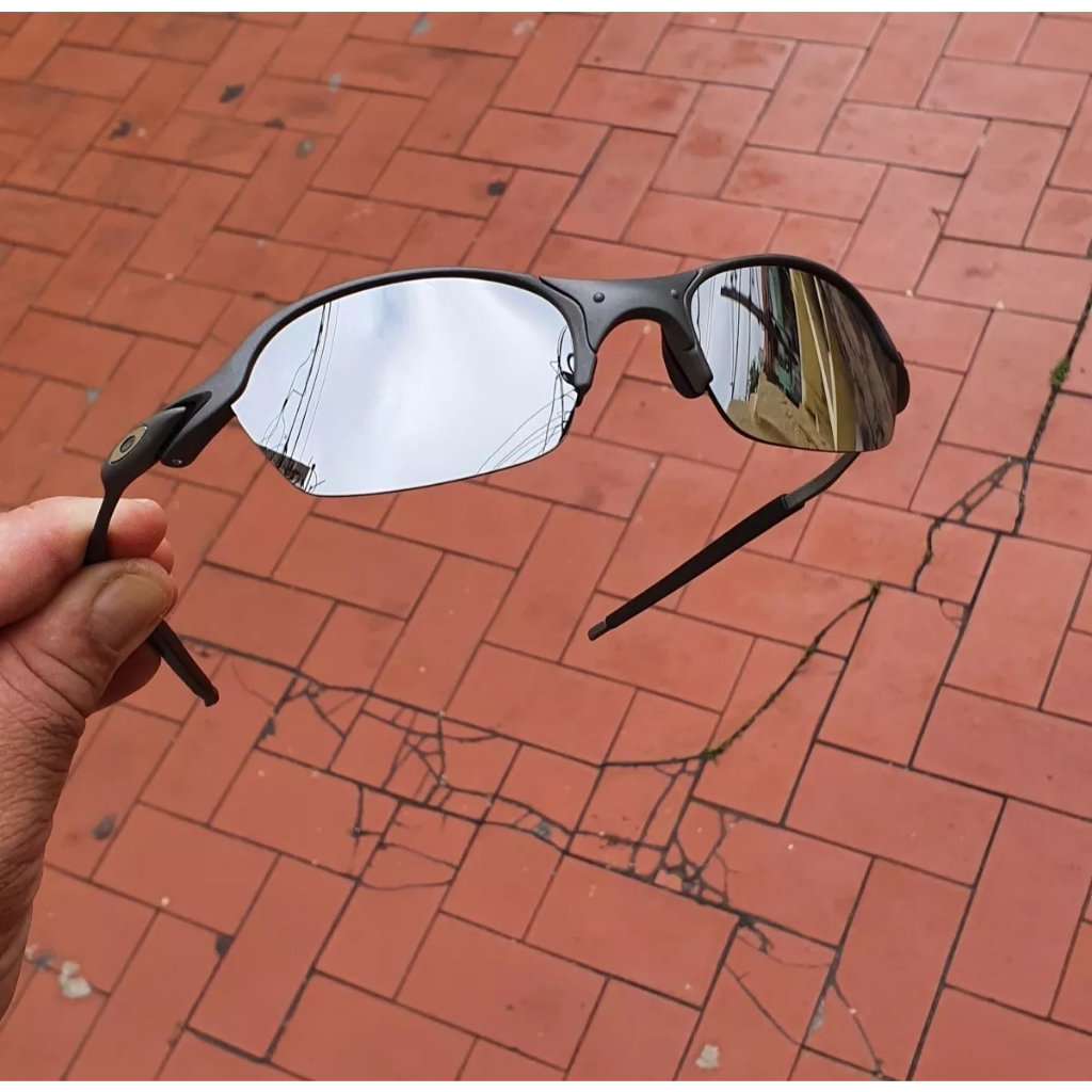 Oculos de Sol Romeo2 Prata Espelhado Lente Cromada Juliet X-Metal Polarizado Pinado Doublexx Penny