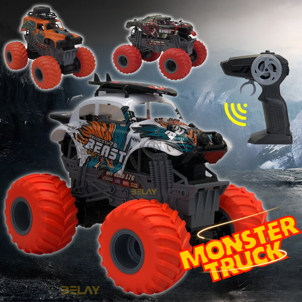 Carro de Controle Remoto Monster Truck Hot Wheels