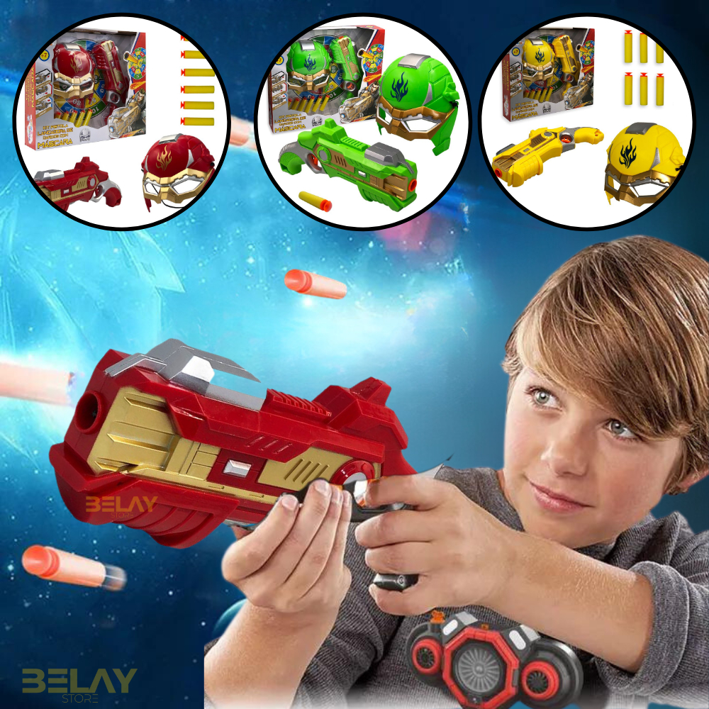 Kits de arma de brinquedo de plástico infantil para dardos Nerf