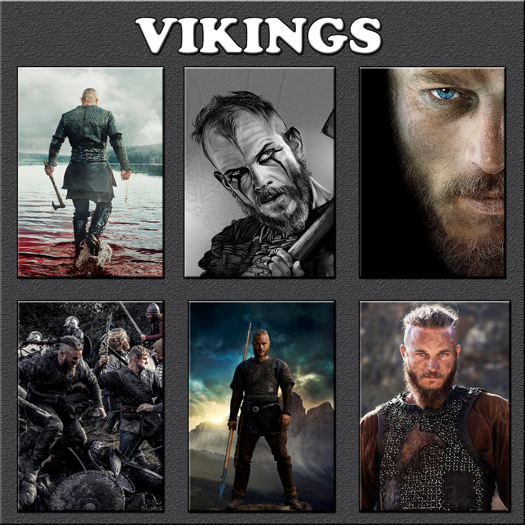 Placas Decorativas Ragnar, Floki Quadros De Series Vikings | Shopee Brasil