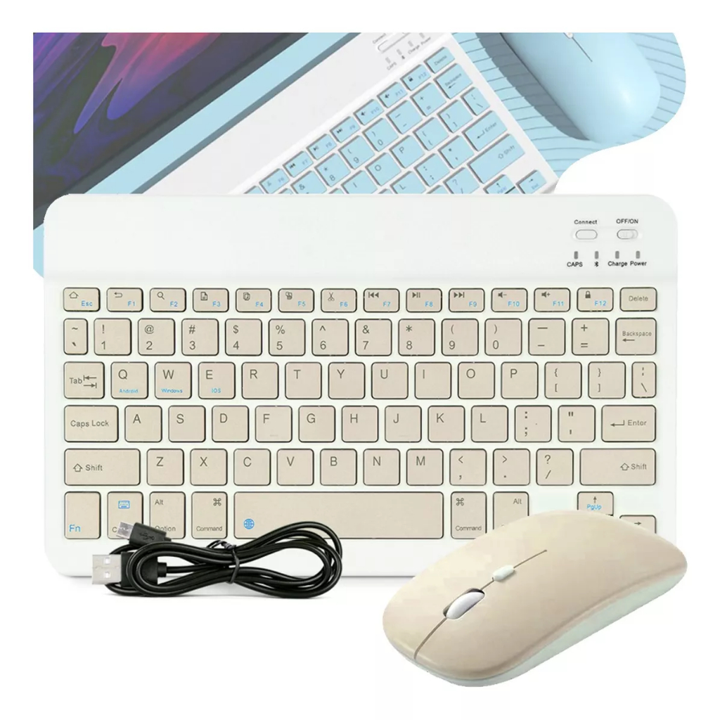 Kit de Teclado e Mouse com Fio RGB, Combos de Mouse Retroiluminado,  Compatível com PUBG, Casa, Jogo, Escritório, 61 Chaves
