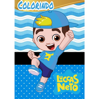 Kit Livrinhos para Colorir Lembrancinha de aniversário Livro Infantil Tik  Tok Maria Clara e JP Lucas Neto Luluca