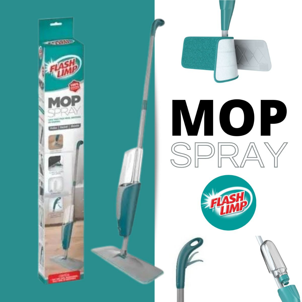 Spray Mop Inteligente Vassoura Rodo Microfibra Flash Limp MOP7800 ...