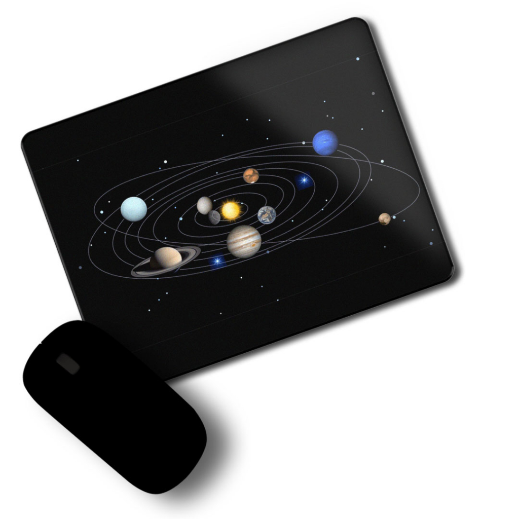 Mouse pad Sistema Solar Planetas 23x18cm | Shopee Brasil