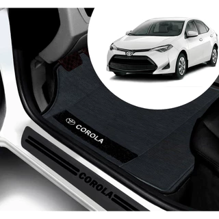 Kit Tapete E Soleira De Porta Toyota Corolla