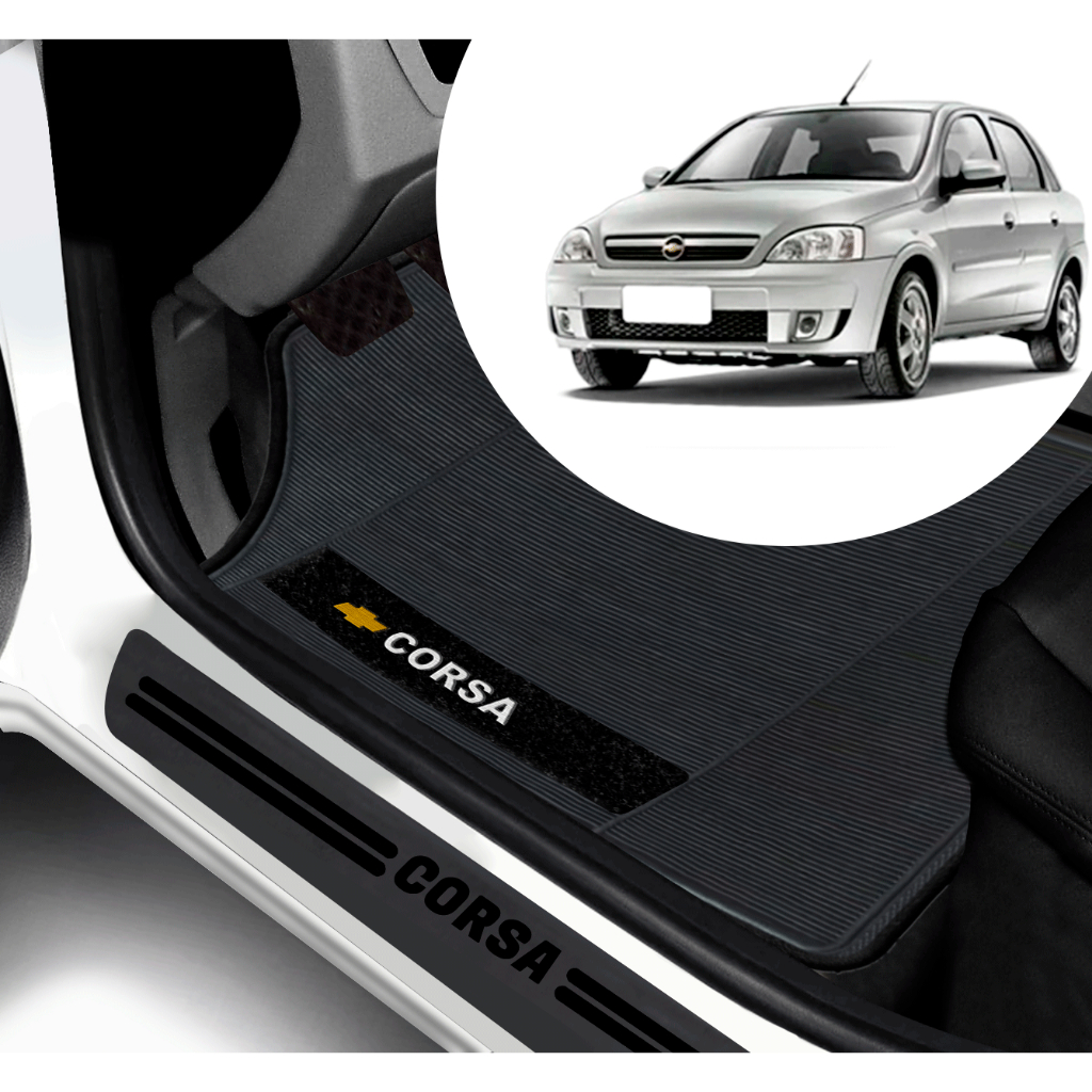 Kit Tapete E Soleira De Porta Gm Corsa