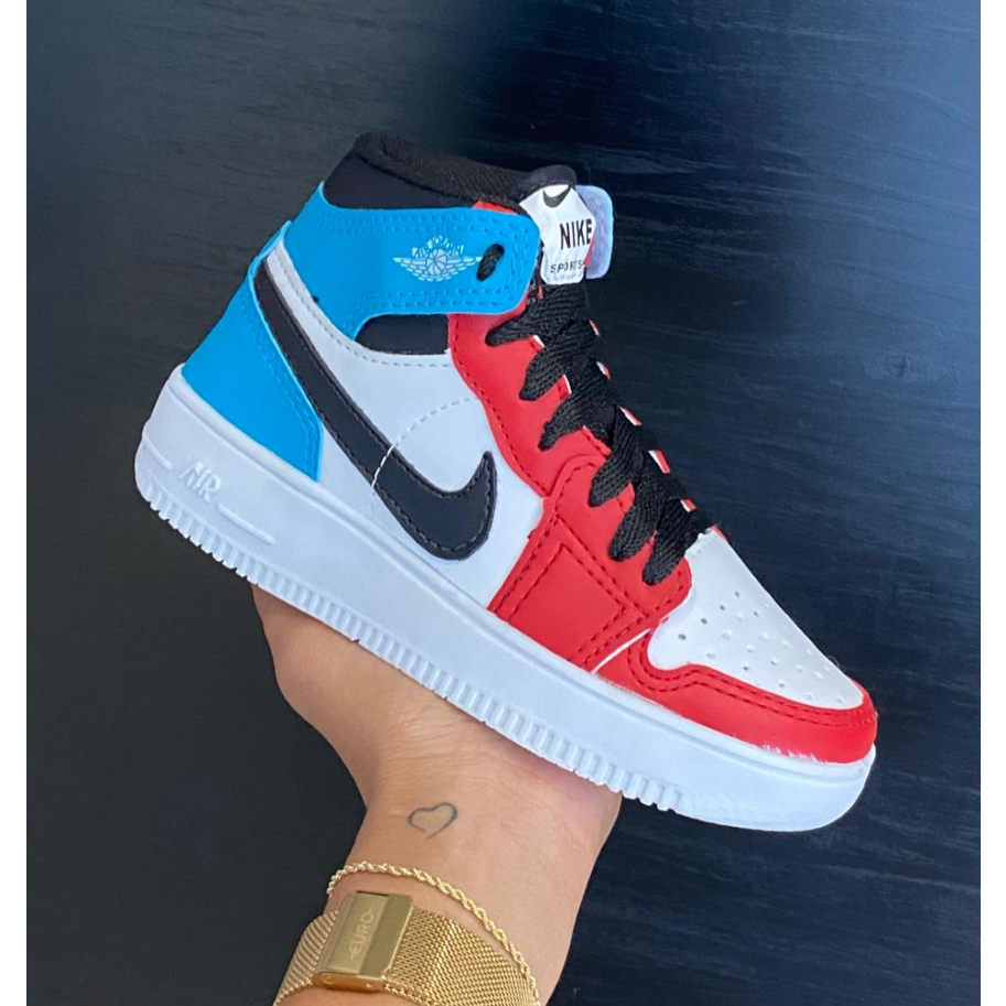 Tênis Nike Air Jordan Infantil 26 ao 33 Masculino Meninos Cano Alto ...