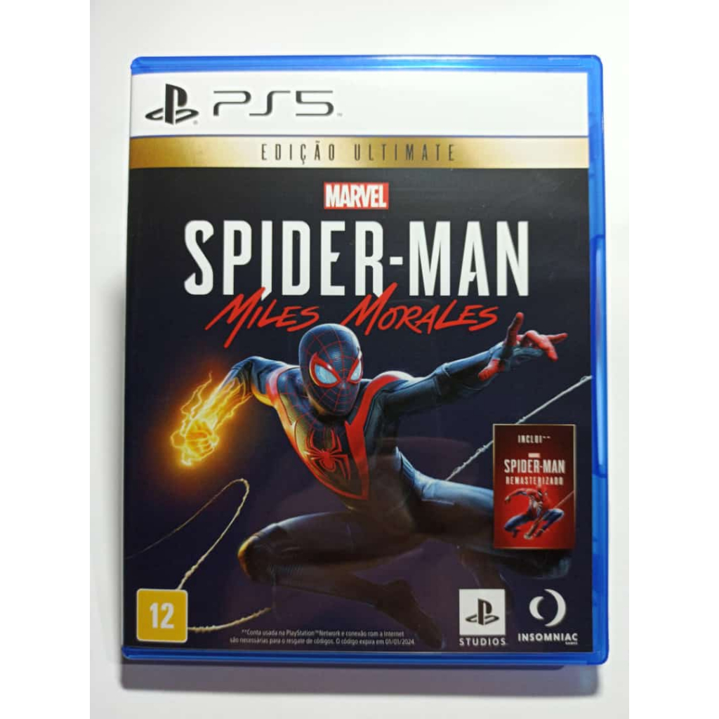 Spider Man Miles Morales PS5 Mídia Fisica
