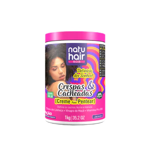 Creme Para Pentear Definição dos Sonhos Crespas & Cacheadas Natuhair 1kg