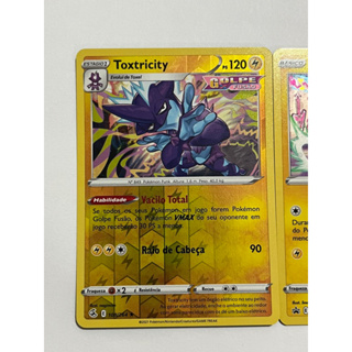 Toxtricity (carta rara) + Toxel (básico e evolução) - Pokémon TCG Cards  (original em português)