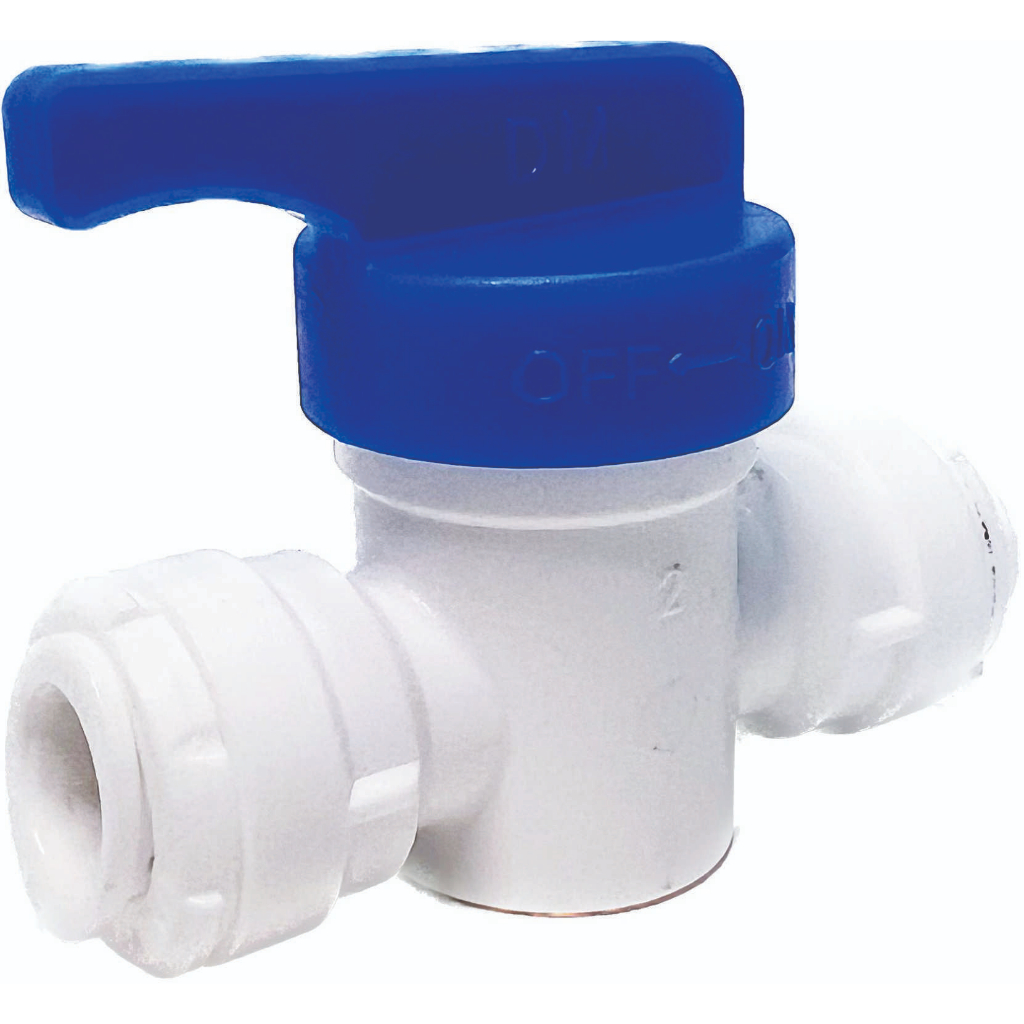 DMfit Conexão Rápida União com Válvula Manual Tubo 3/8" x Tubo 3/8" - AHUC0606W