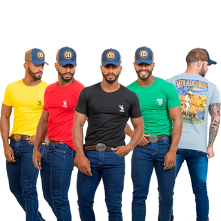 Kit com 5 Camisetas Muladeiro e rodeio, direto da fabrica 100% algodão