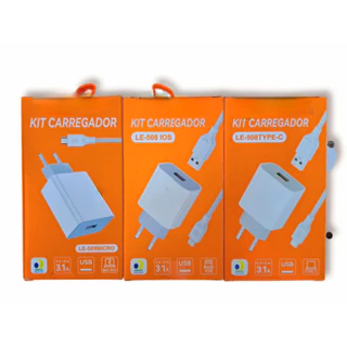 Kit 10 Carregadores LEHMOX Atacado