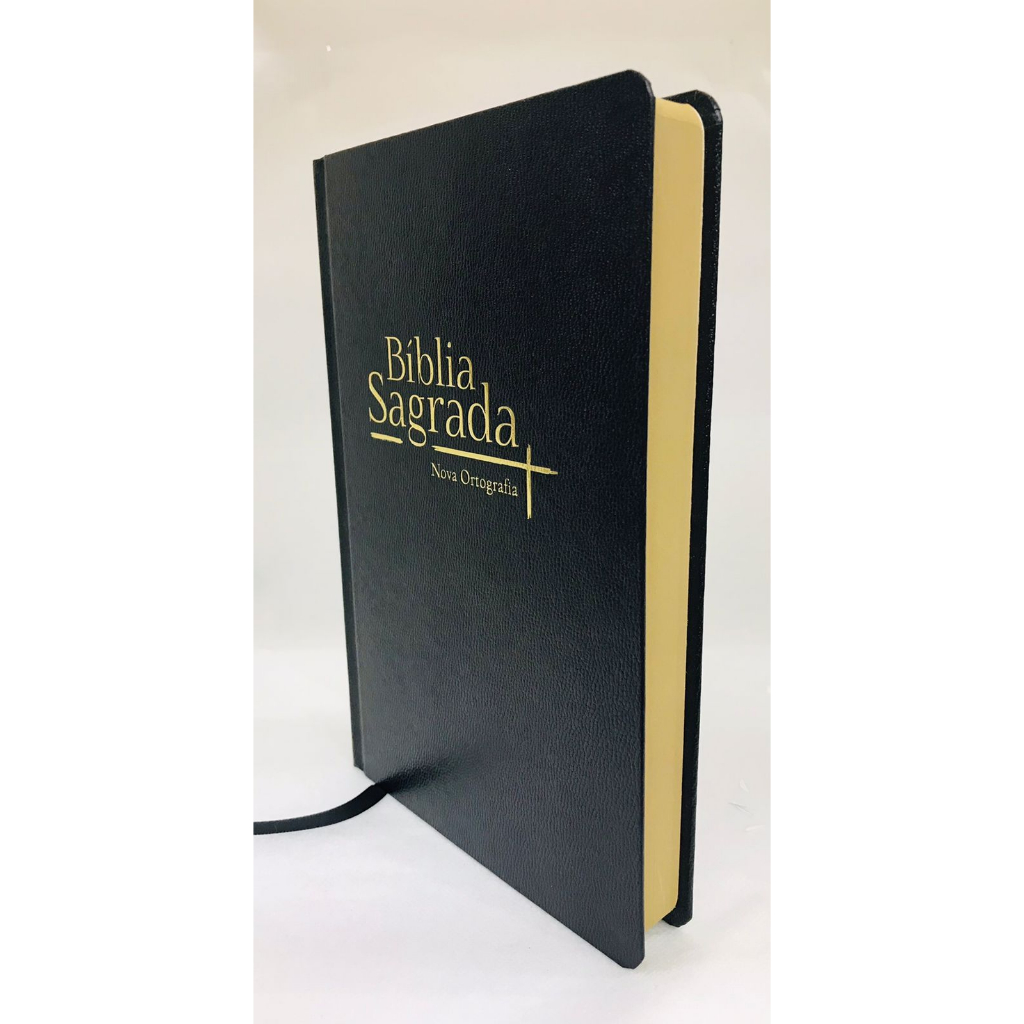 Biblia NVI Capa Dura Preta Letra Média sem Indice