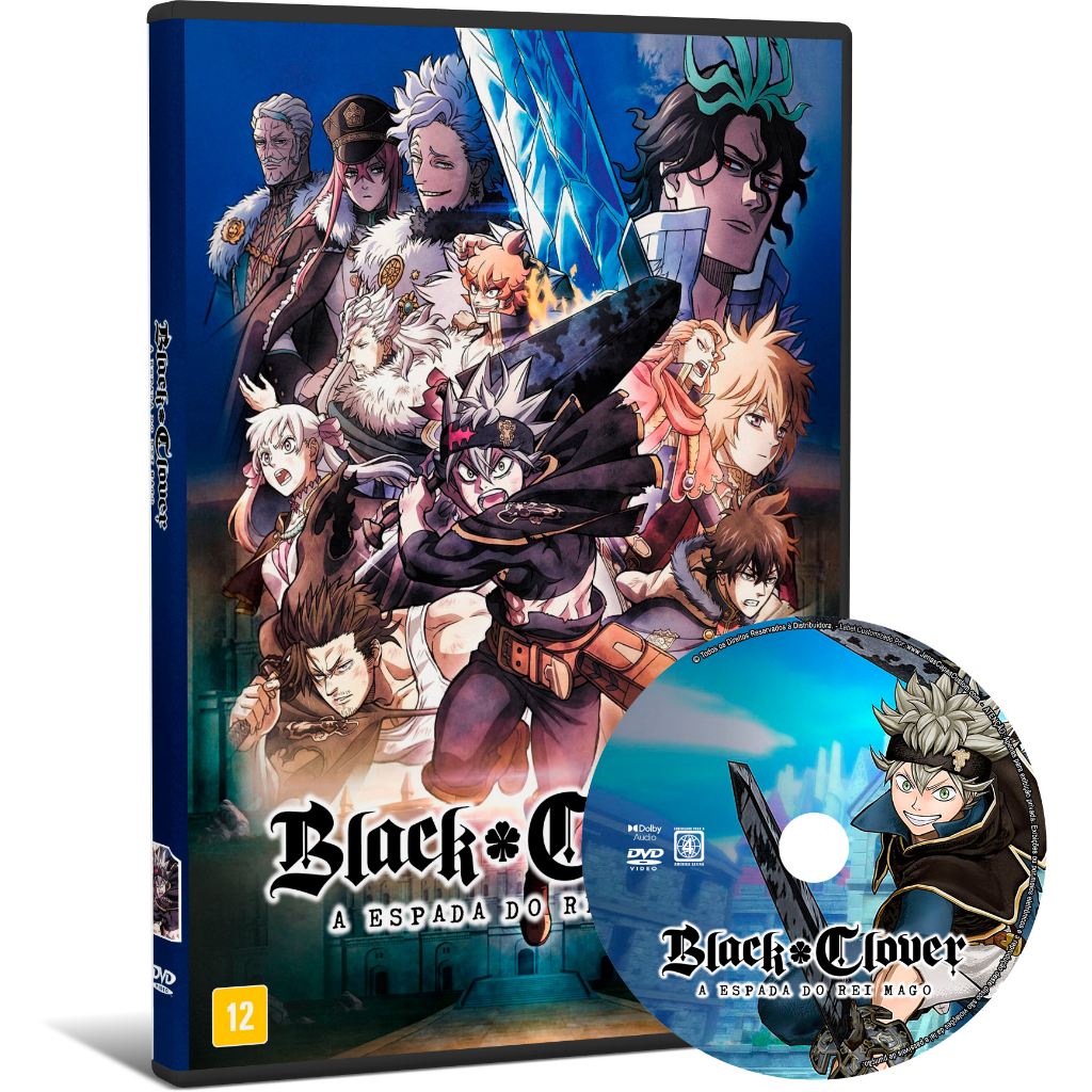 DVD Filme: Black Clover A Espada do Rei Mago (2023) Dublado e